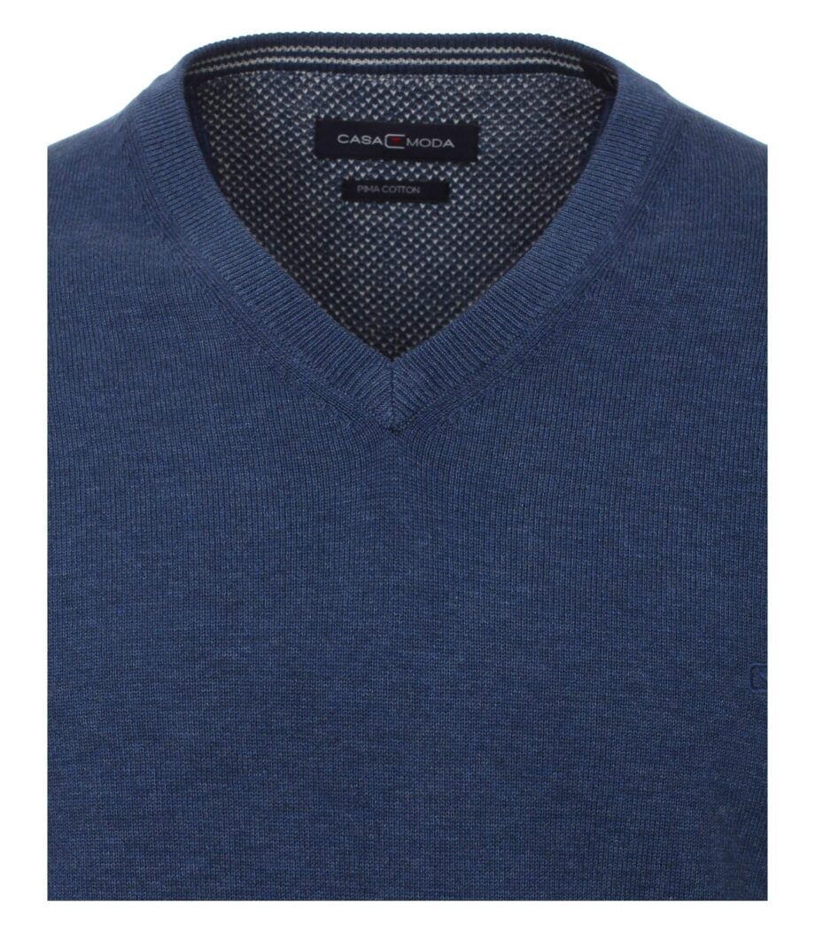 Casa Moda - Pullover mit V-Ausschnitt