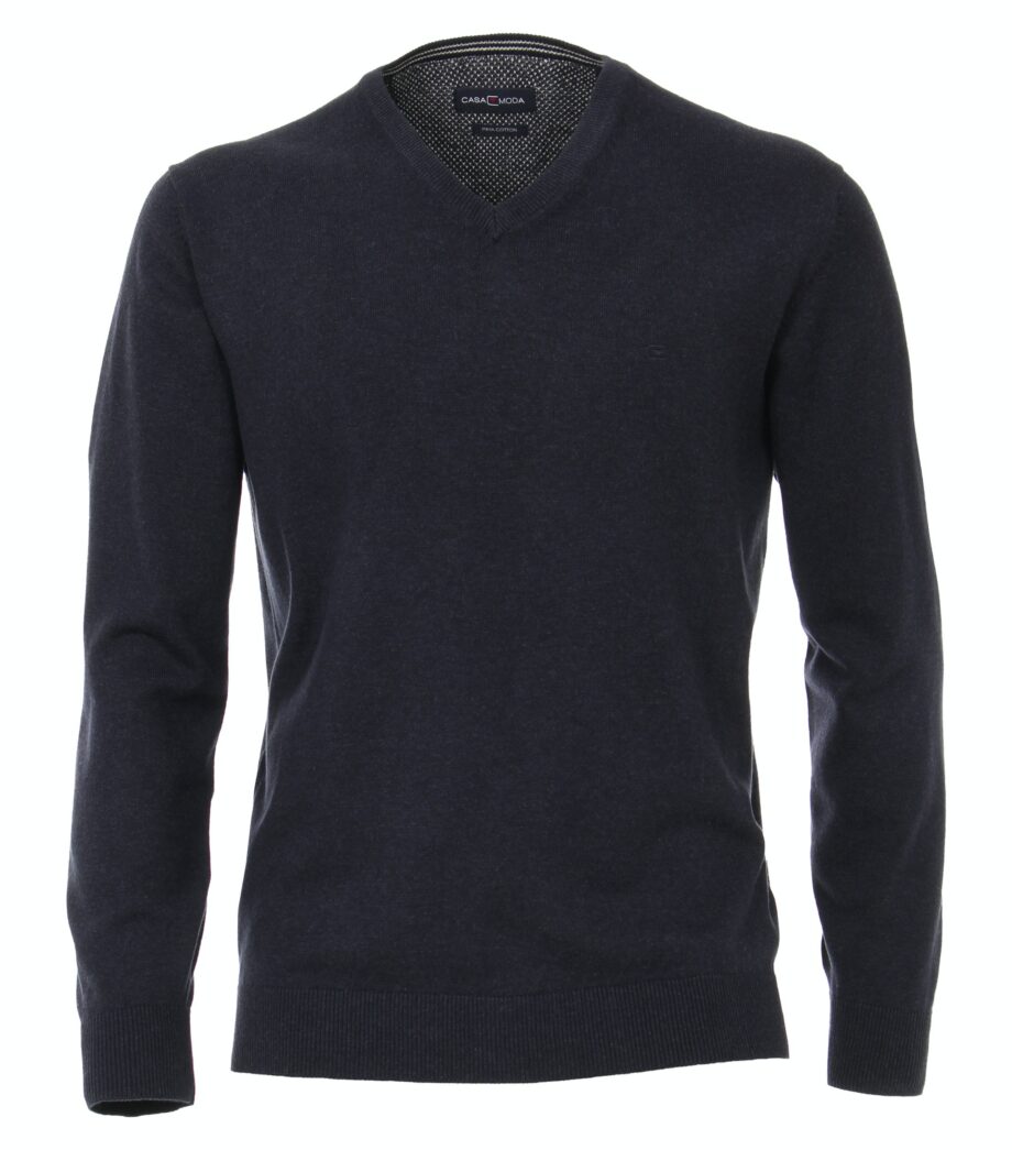 Casa Moda - Pullover mit V-Ausschnitt