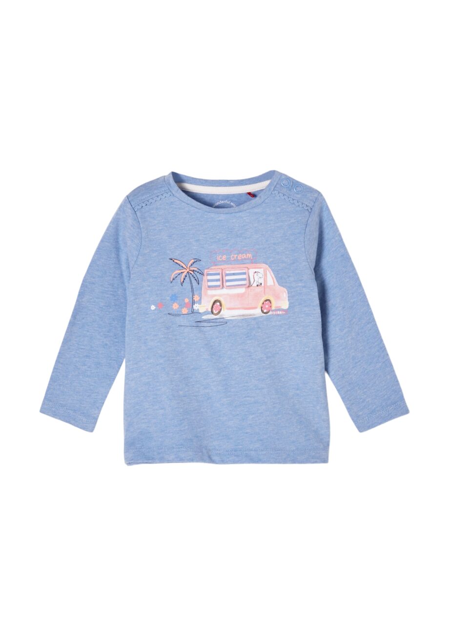 Jersey-Langarmshirt