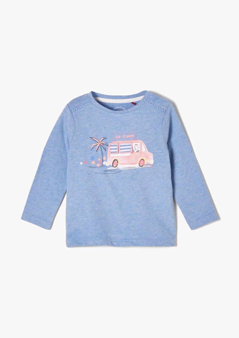 Jersey-Langarmshirt