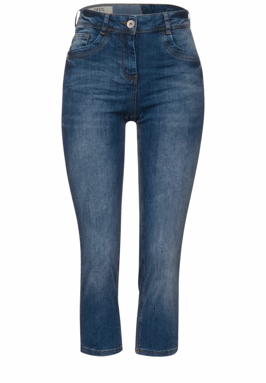Cecil - Mittelblaue Slim Fit Denim