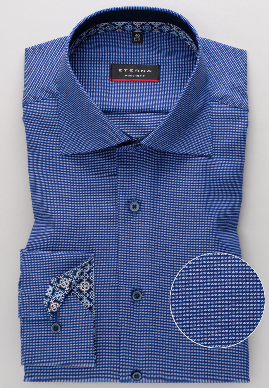 ETERNA - LANGARM HEMD MODERN FIT NATTÉ