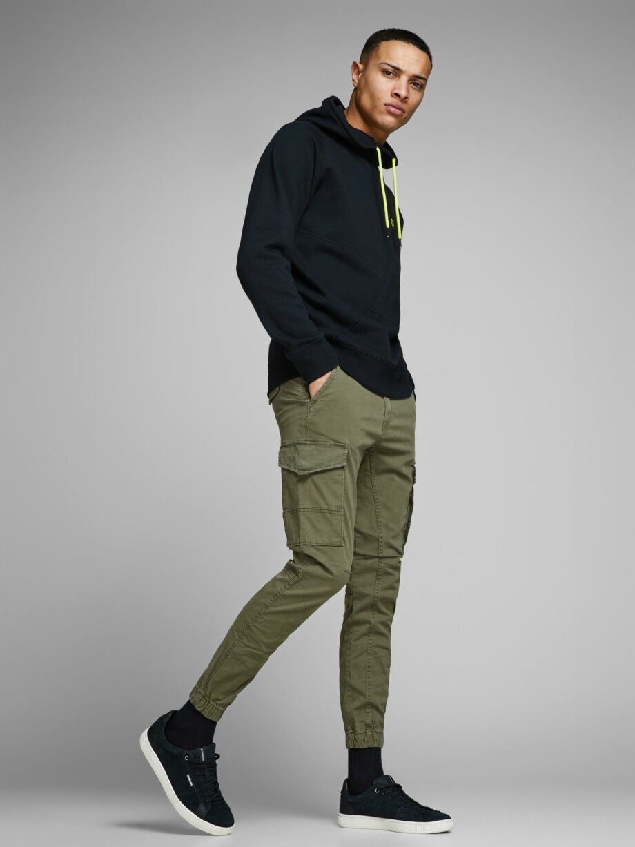 Jack & Jones - JPSTPAUL JJFLAKE AKM 542 OLIVE NIGH NOOS