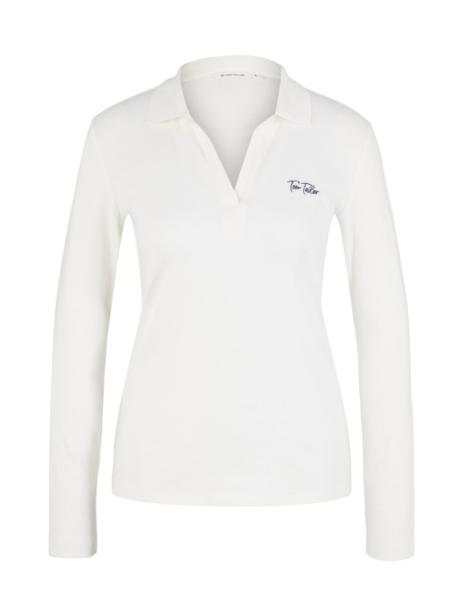 Tom Tailor - Langarm-Poloshirt