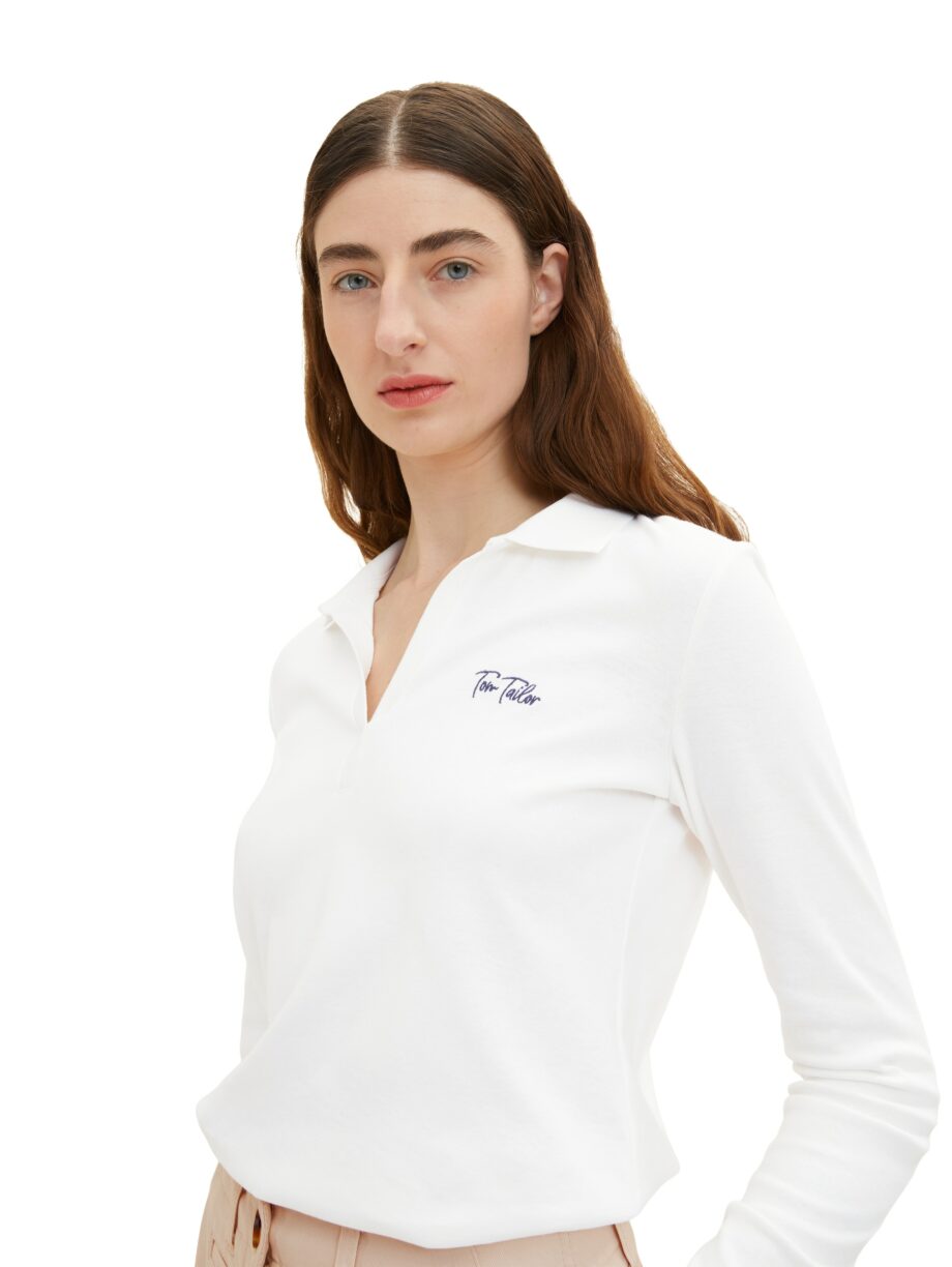 Tom Tailor - Langarm-Poloshirt