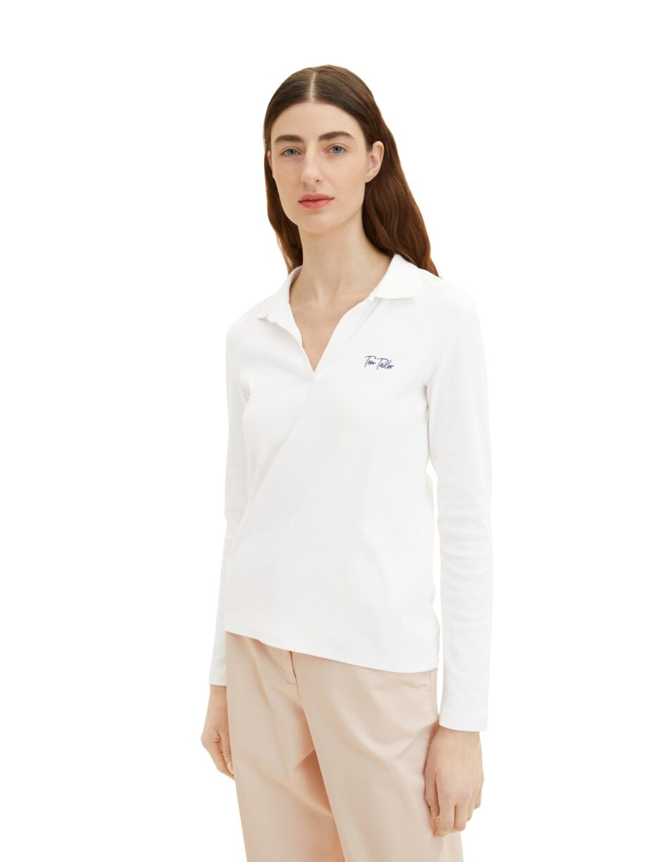 Tom Tailor - Langarm-Poloshirt