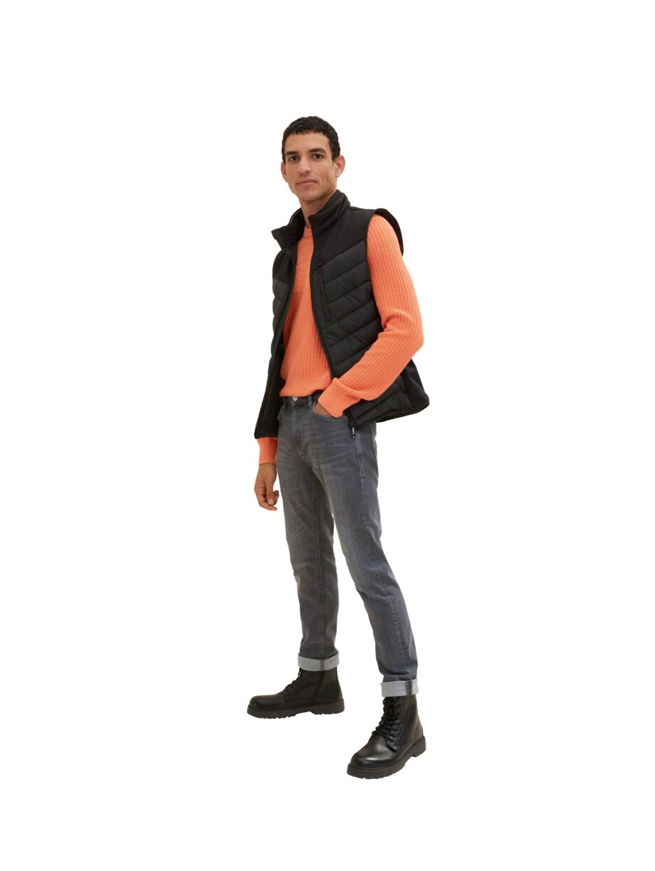 Tom Tailor - structured crewneck knitter