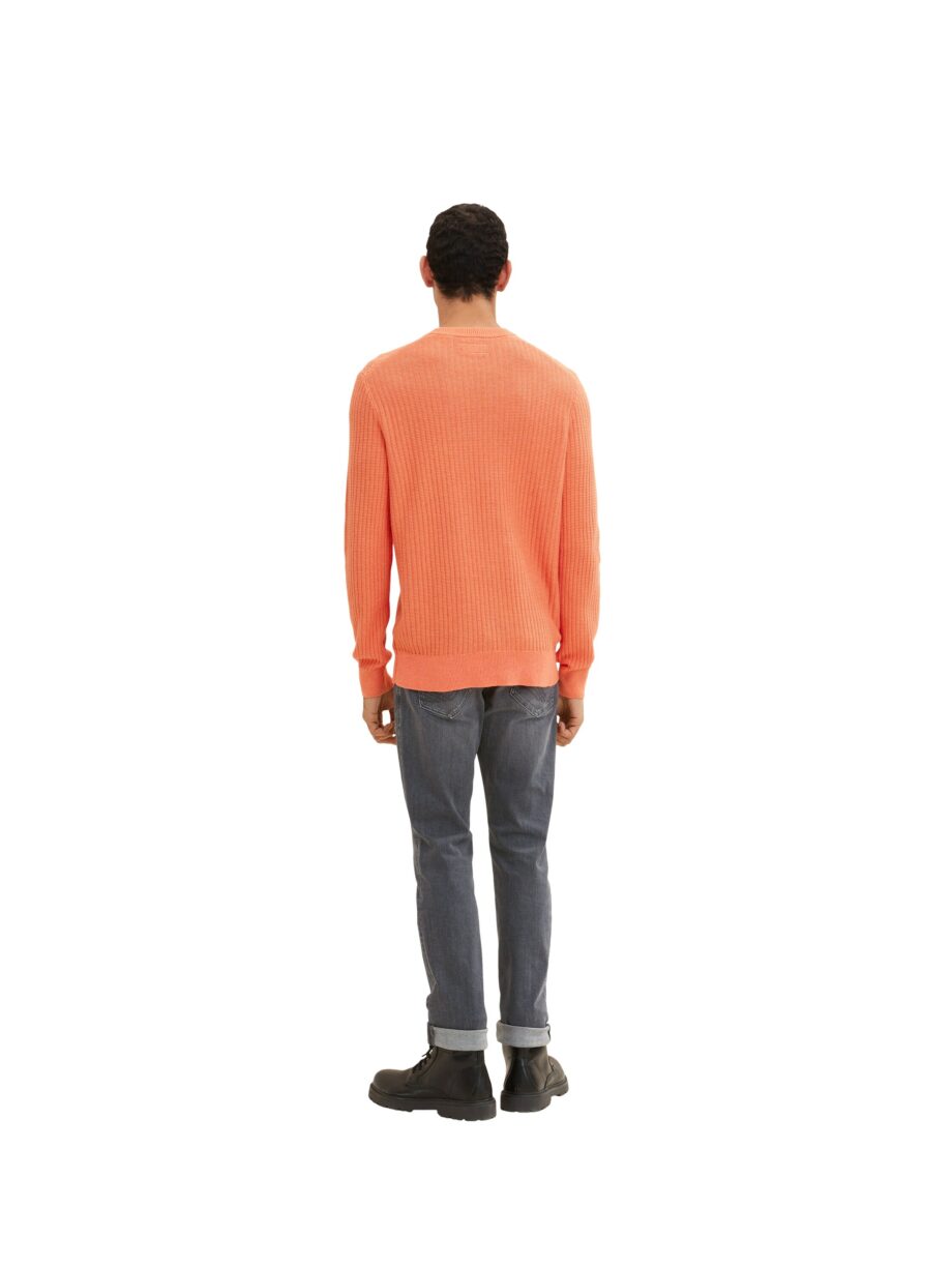 Tom Tailor - structured crewneck knitter