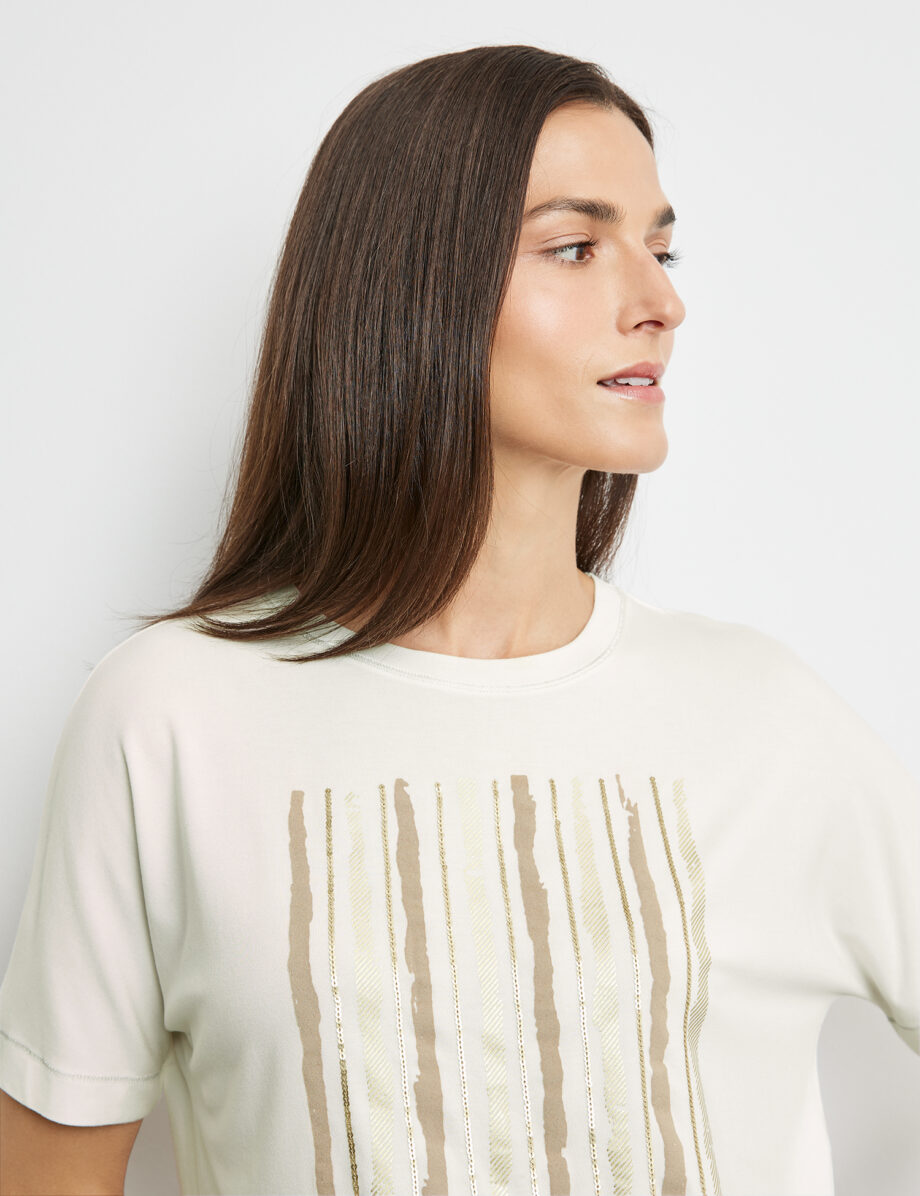 Gerry Weber - Kurzarmshirt mit Paillettendekor