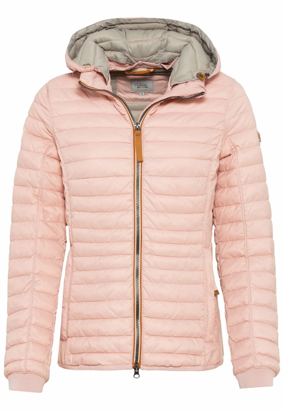 Camel - Leicht wattierte Steppjacke aus recyeltem Polyamid