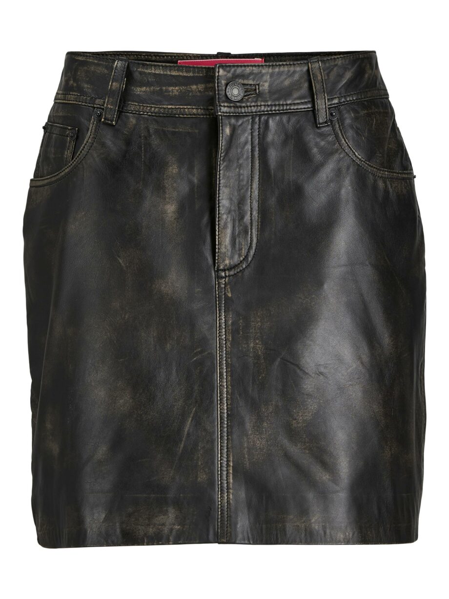 JJXX - JXHAILEY FAUX LEATHER MW SKIRT