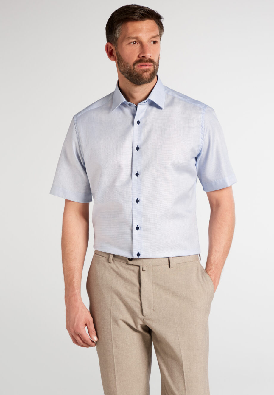 ETERNA - KURZARM HEMD MODERN FIT
