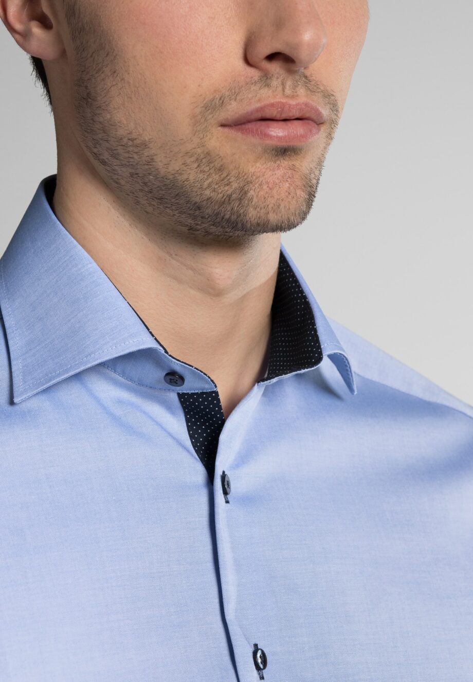 ETERNA - KURZARM HEMD MODERN FIT PINPOINT