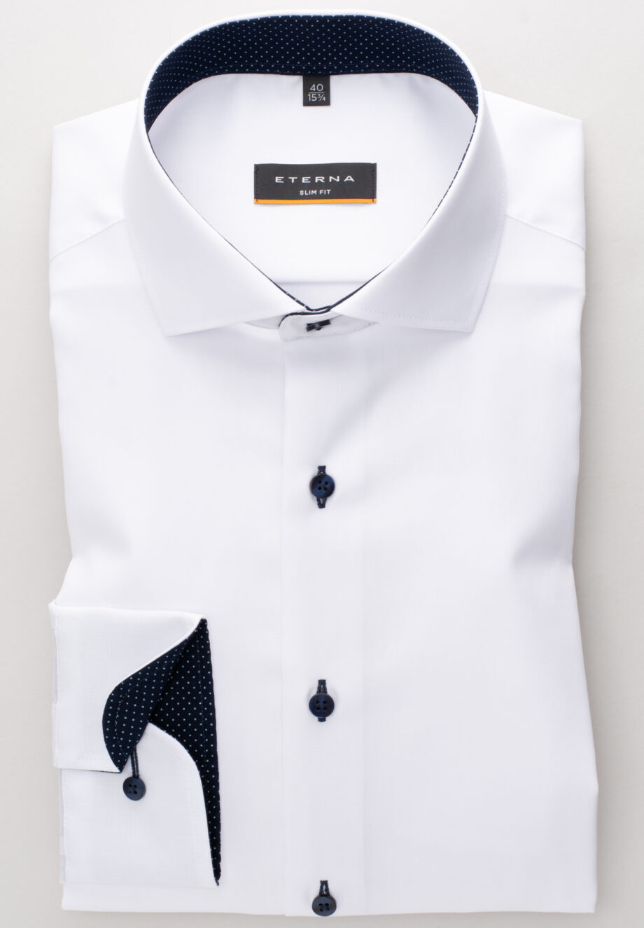 ETERNA  -  LANGARM HEMD SLIM FIT PINPOINT