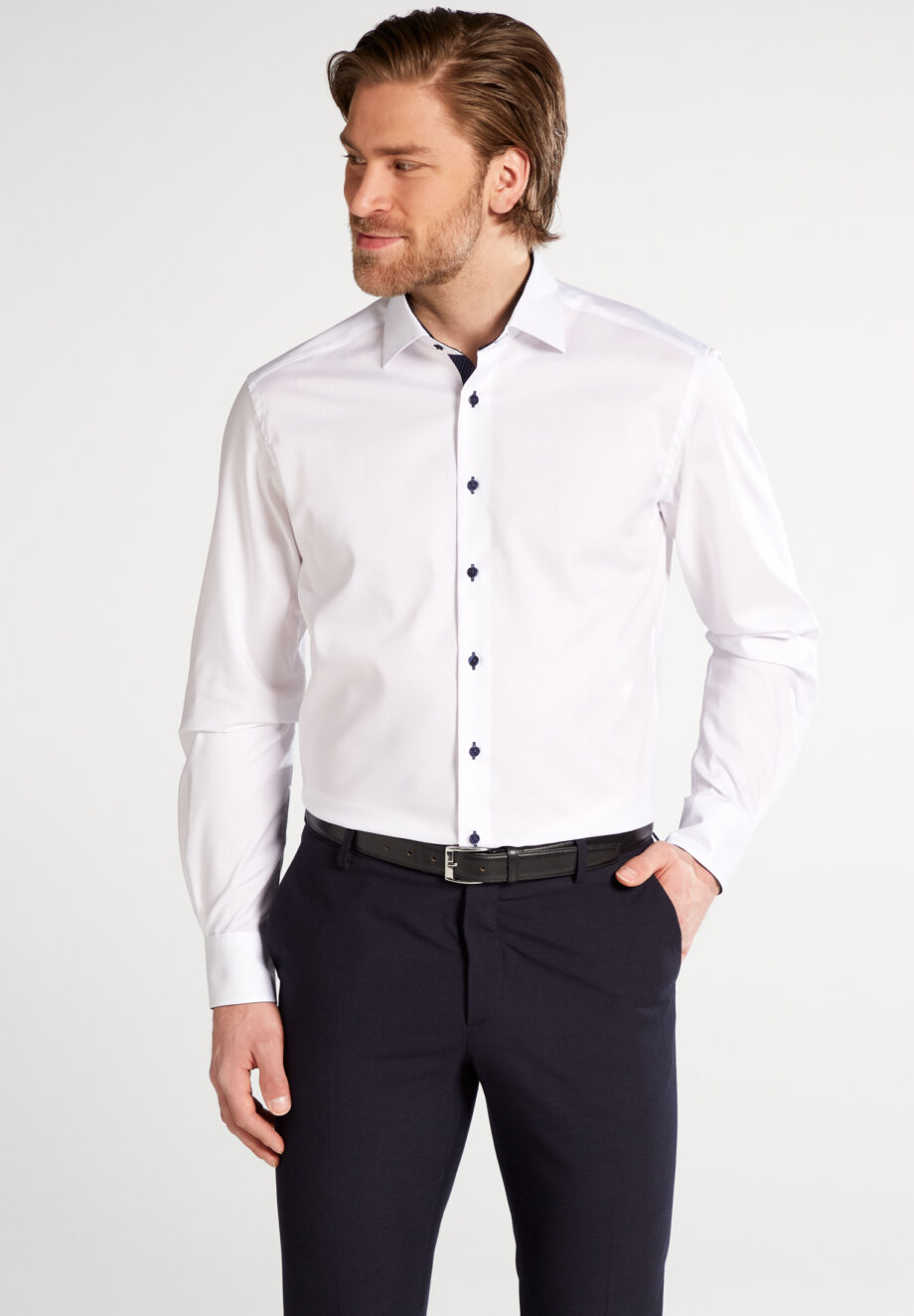 ETERNA  -  LANGARM HEMD MODERN FIT PINPOINT