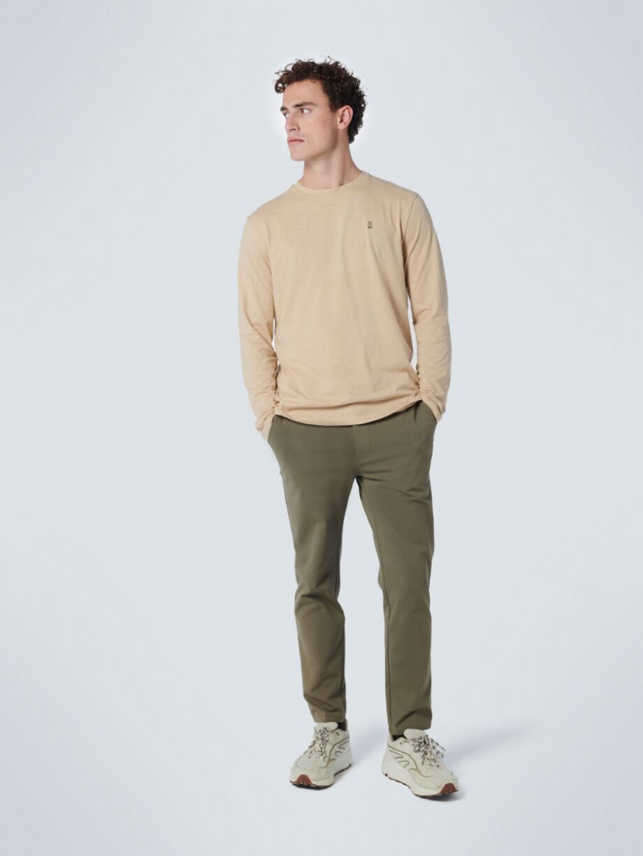 No Excess - T-Shirt Long Sleeve Crewneck Slub