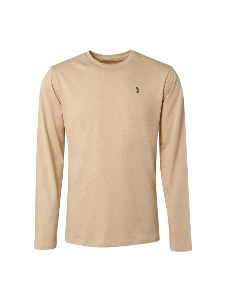 No Excess - T-Shirt Long Sleeve Crewneck Slub
