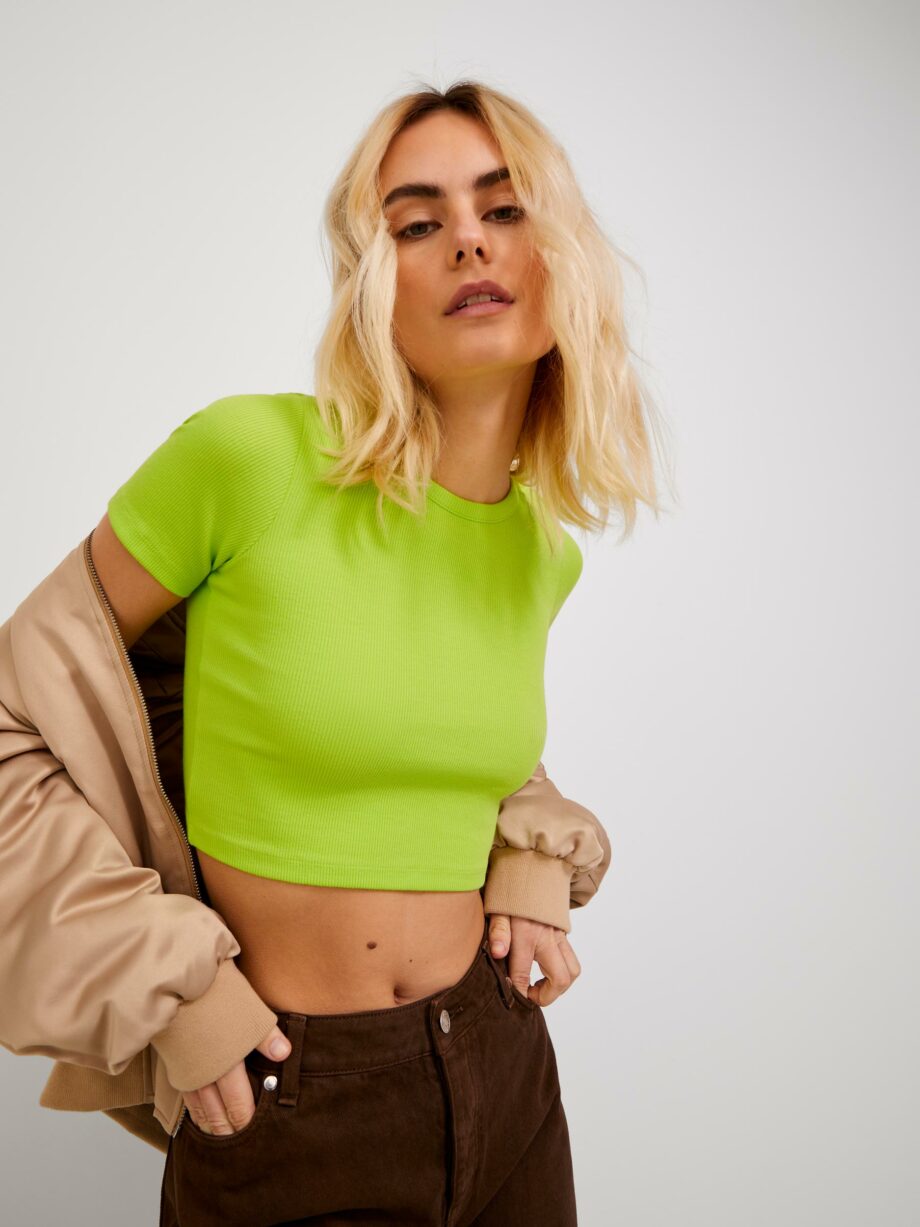 JJXX - JXFLORIE STR SS RIB TEE JRS NOOS