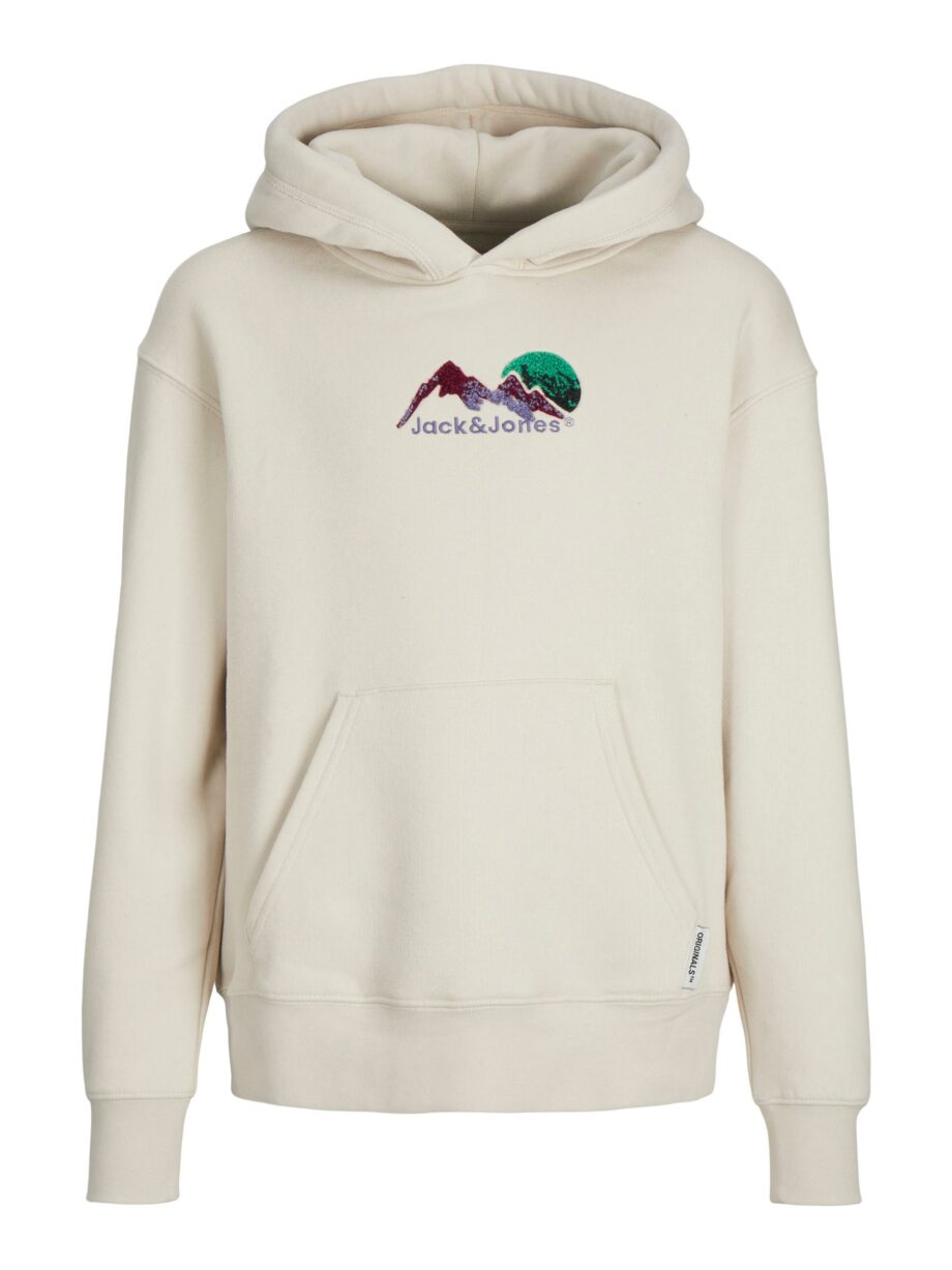 JACK&JONES JUNIOR - JORSILVERLAKE SWEAT HOOD JNR