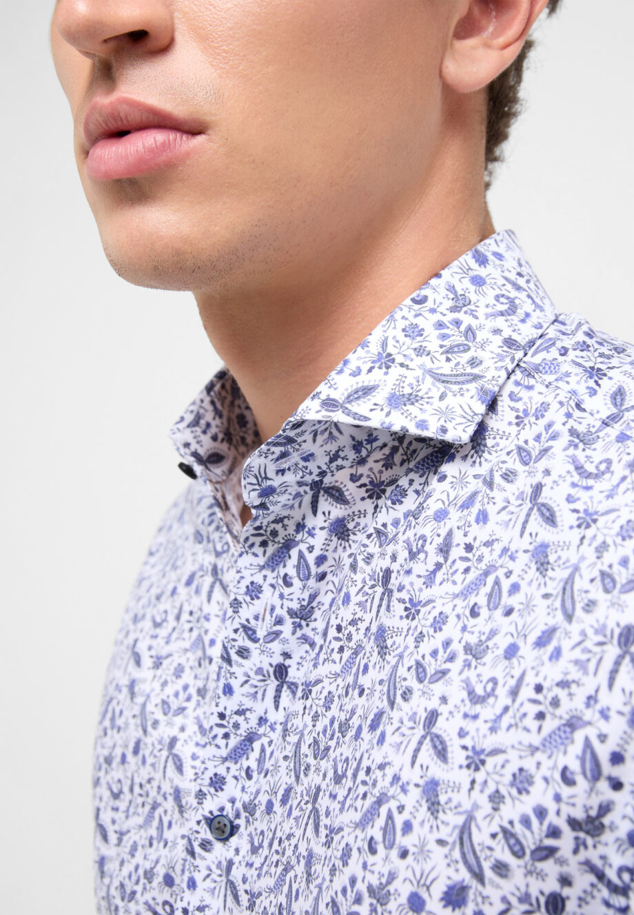 ETERNA - Print-Hemd SLIM FIT