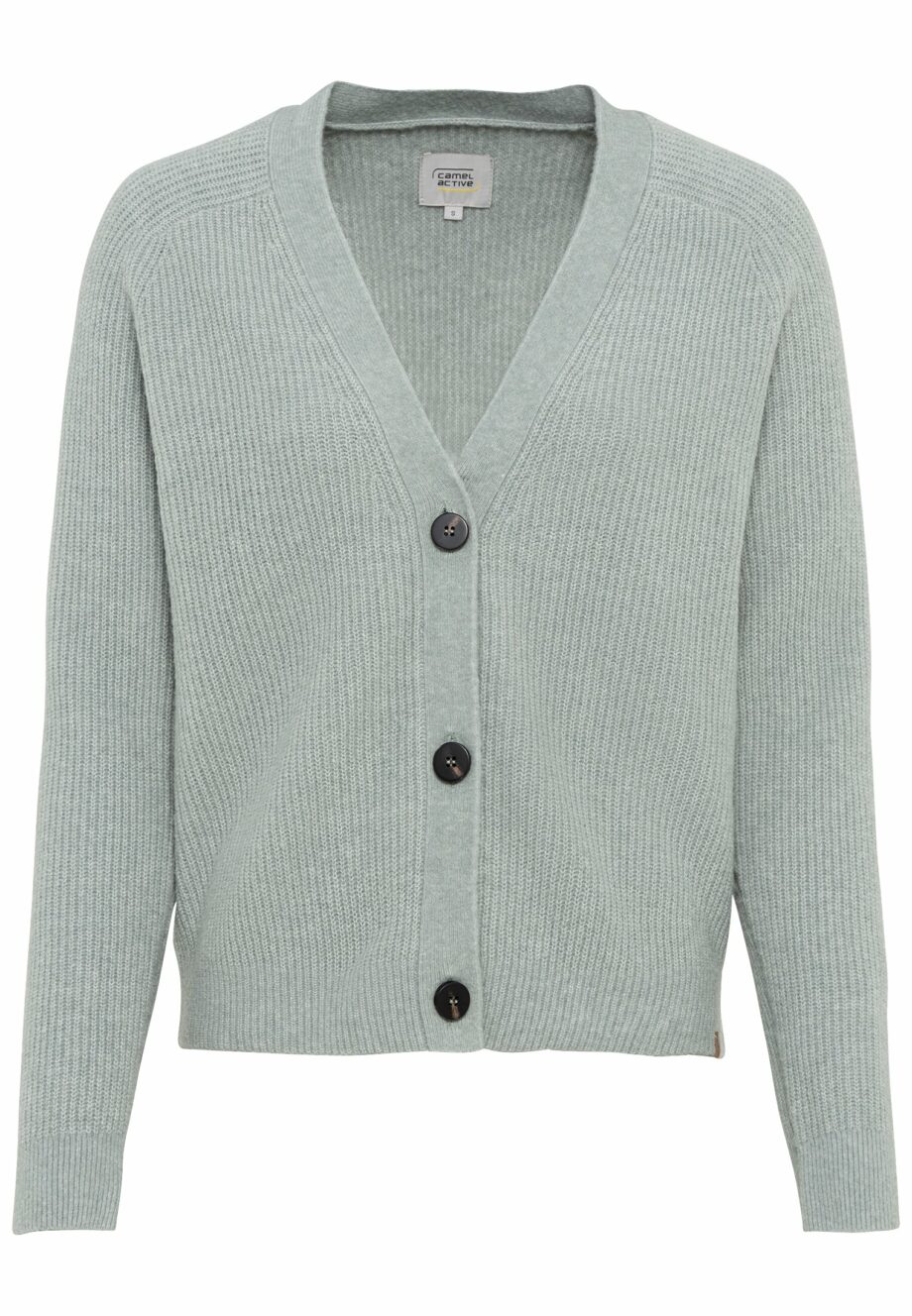 Camel - Strickcardigan mit Raglanärmel