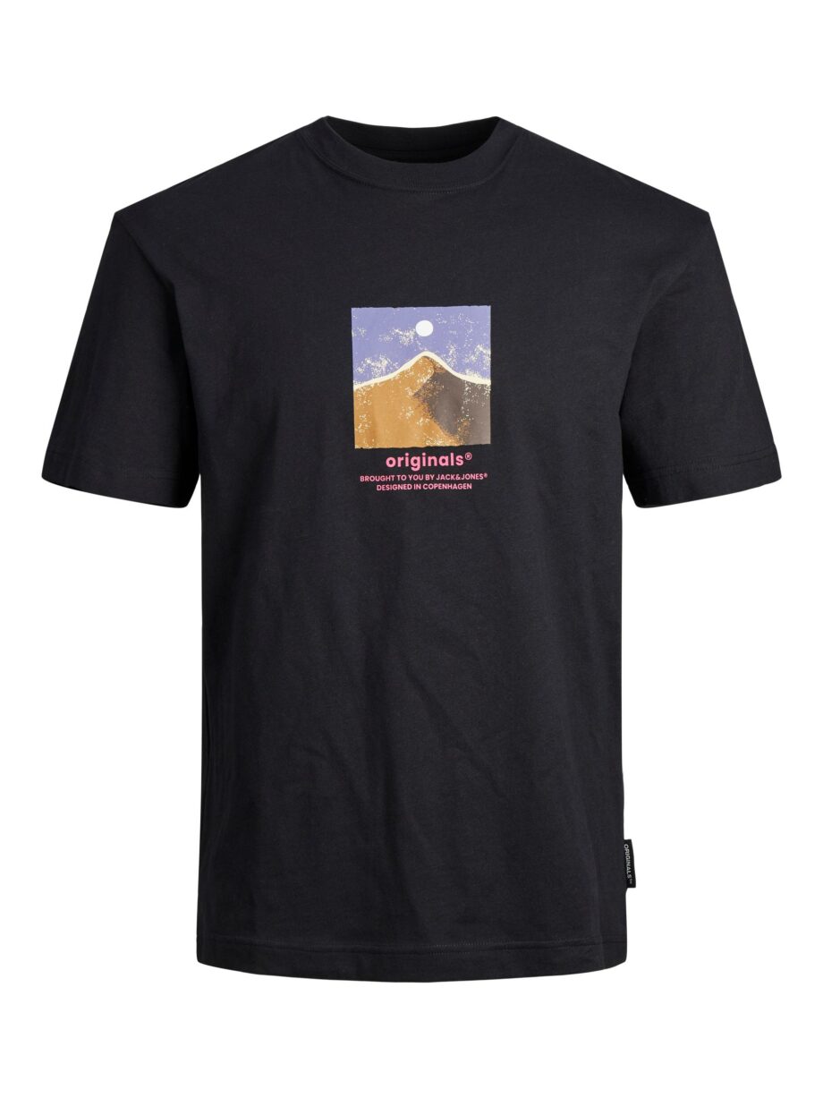 Jack & Jones - JORSILVERLAKE GRAPHIC TEE SS CREW  JNR