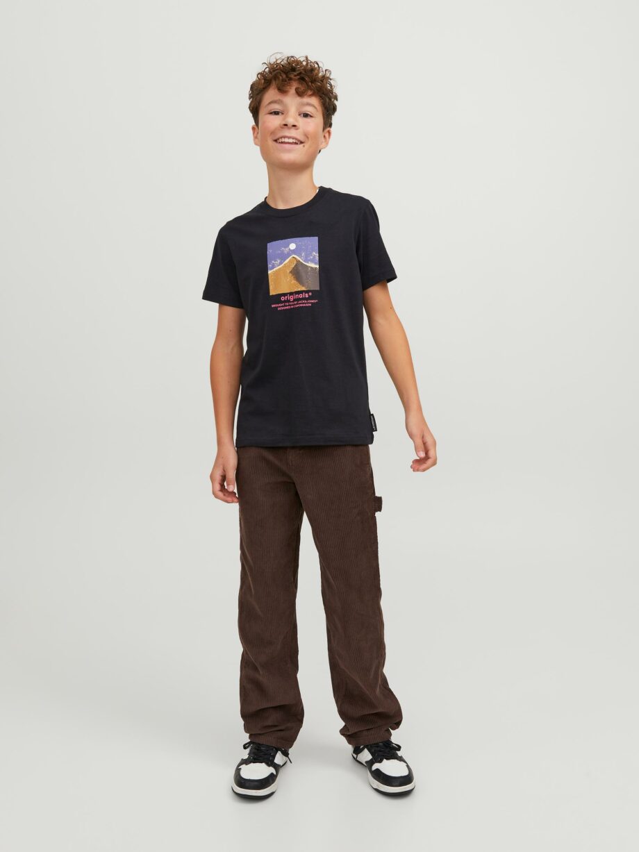 Jack & Jones - JORSILVERLAKE GRAPHIC TEE SS CREW  JNR