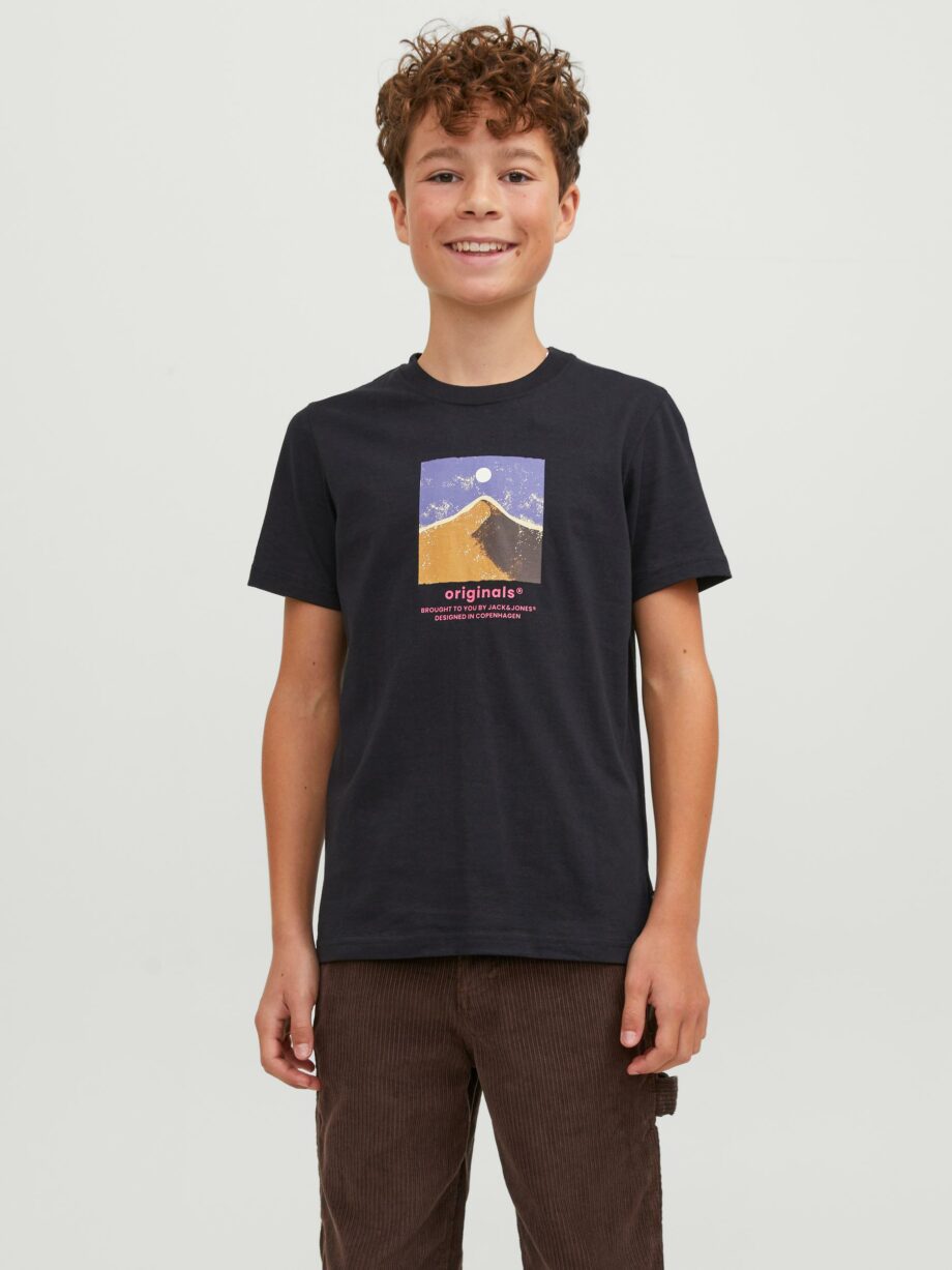 Jack & Jones - JORSILVERLAKE GRAPHIC TEE SS CREW  JNR
