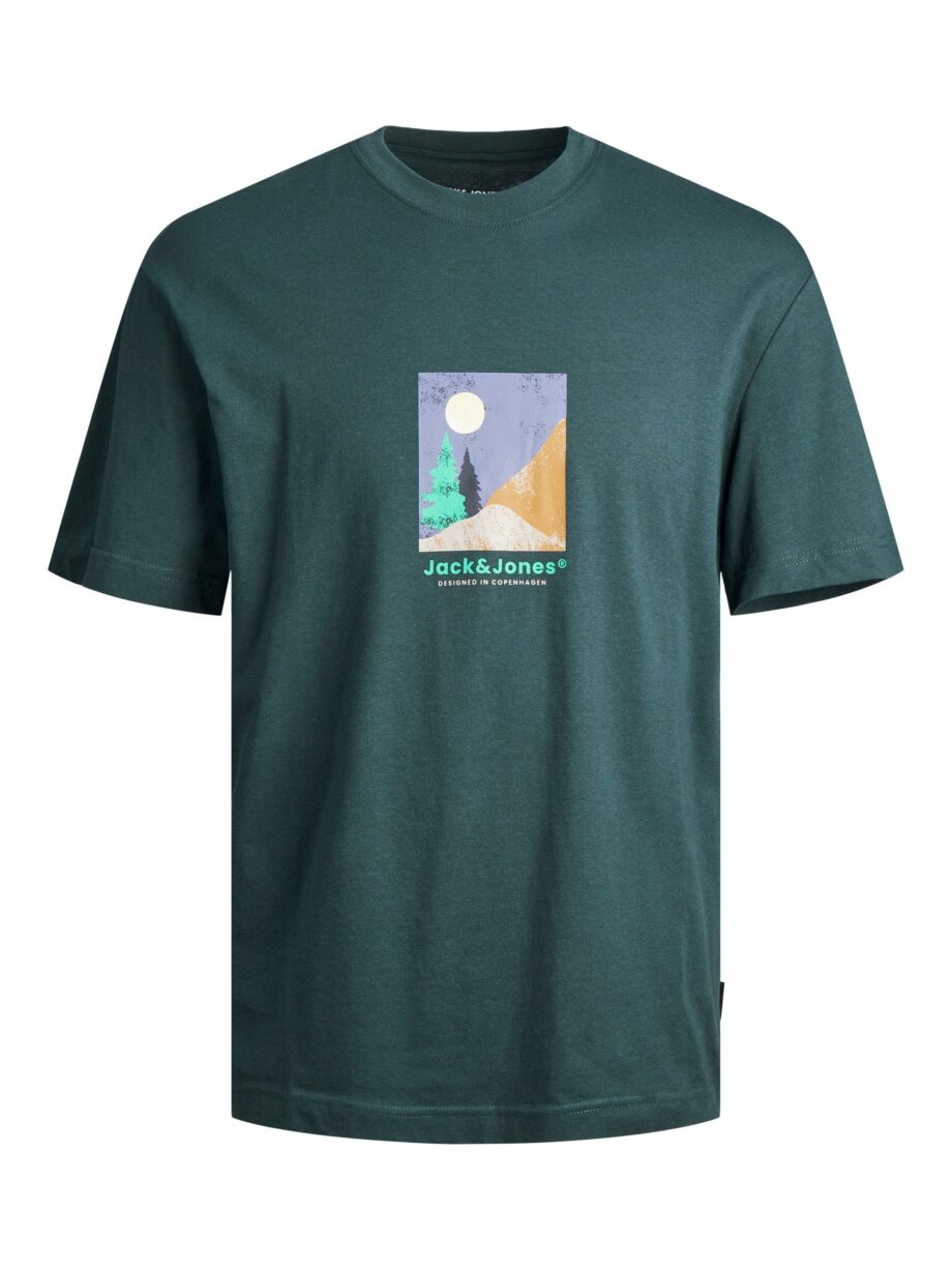 Jack & Jones - JORSILVERLAKE GRAPHIC TEE SS CREW  JNR
