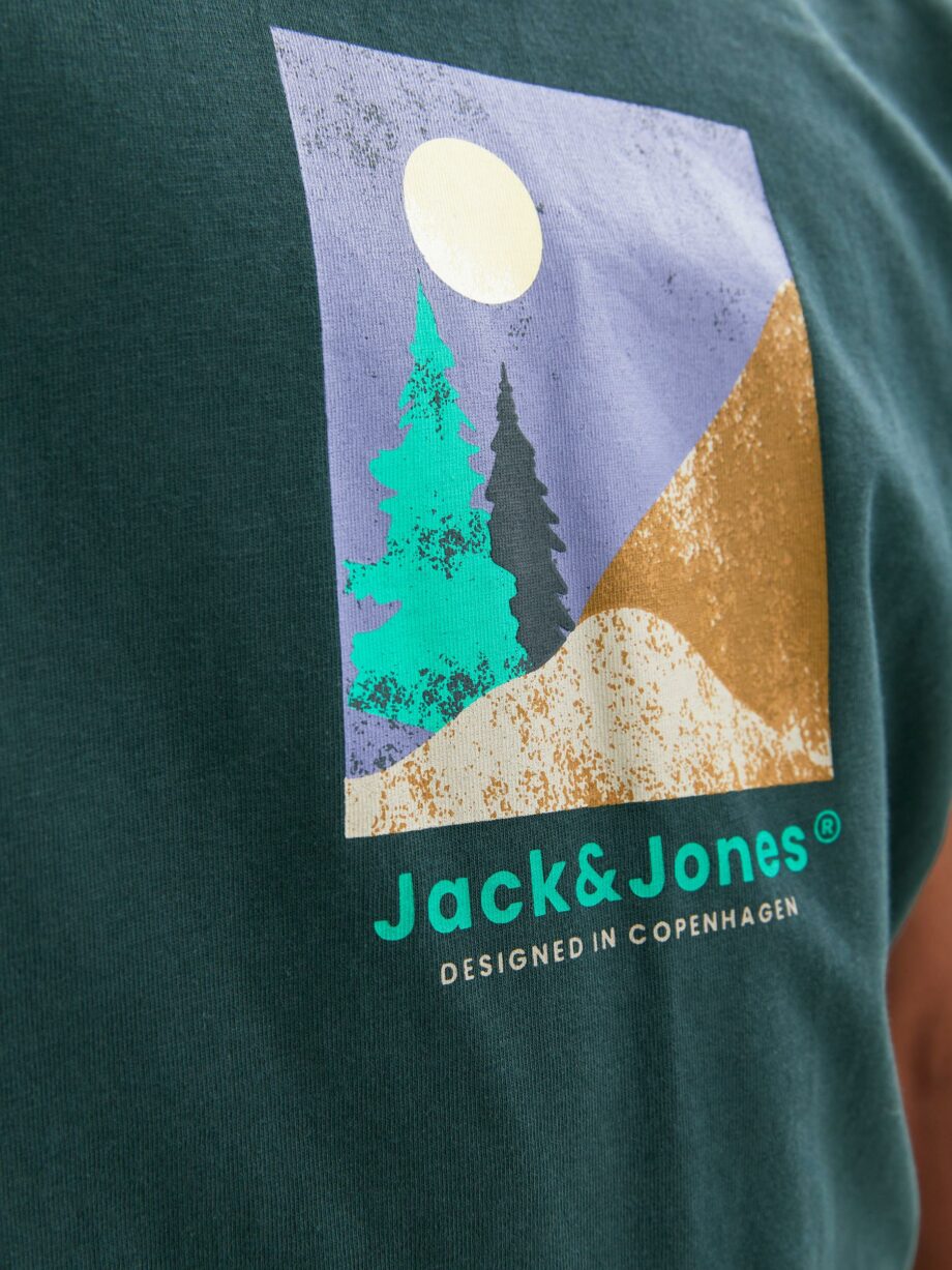 Jack & Jones - JORSILVERLAKE GRAPHIC TEE SS CREW  JNR