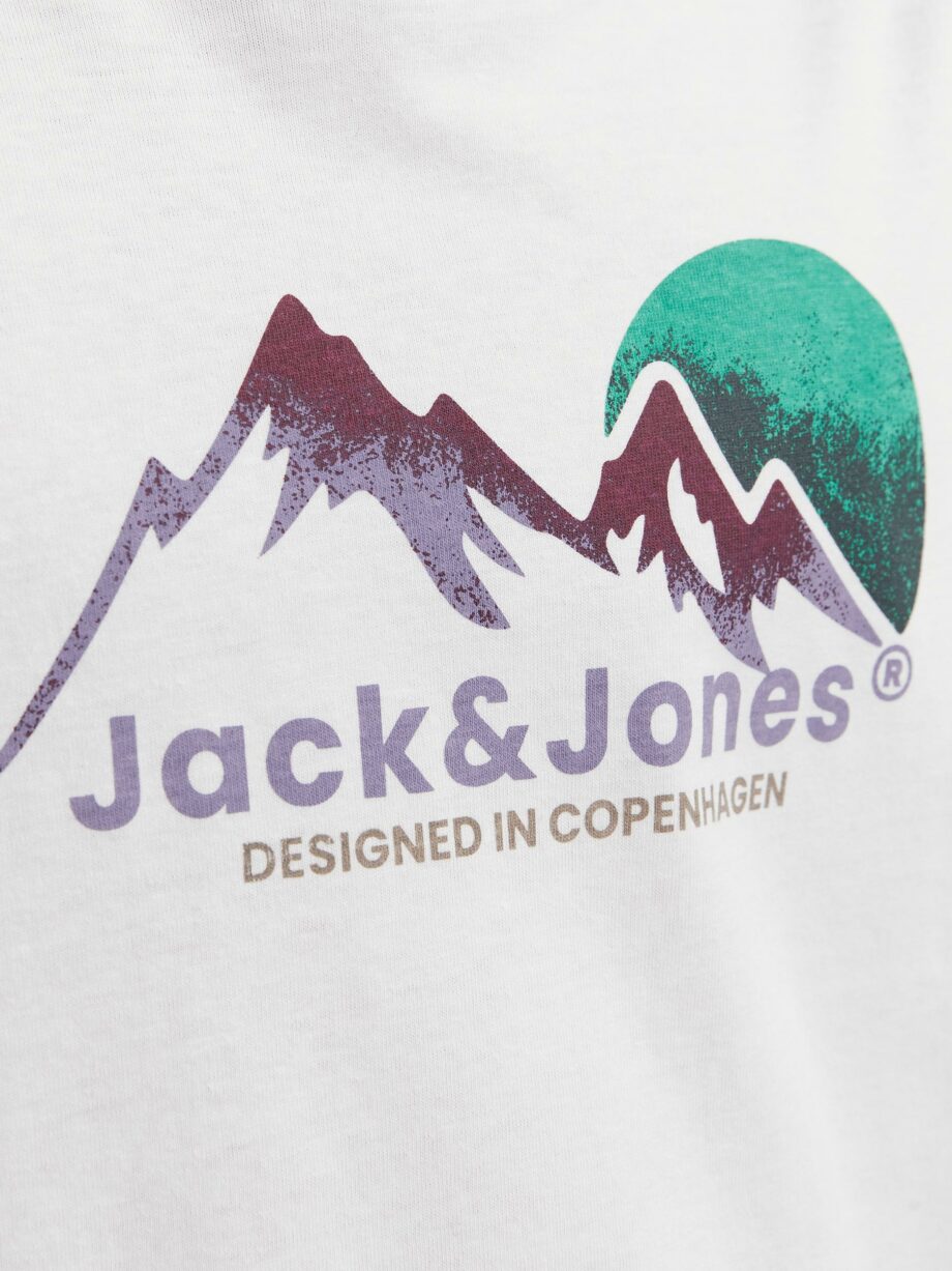 Jack & Jones - JORSILVERLAKE GRAPHIC TEE SS CREW  JNR