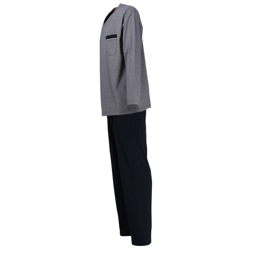 GÖTZBURG Herren Pyjama melange 1er Pack