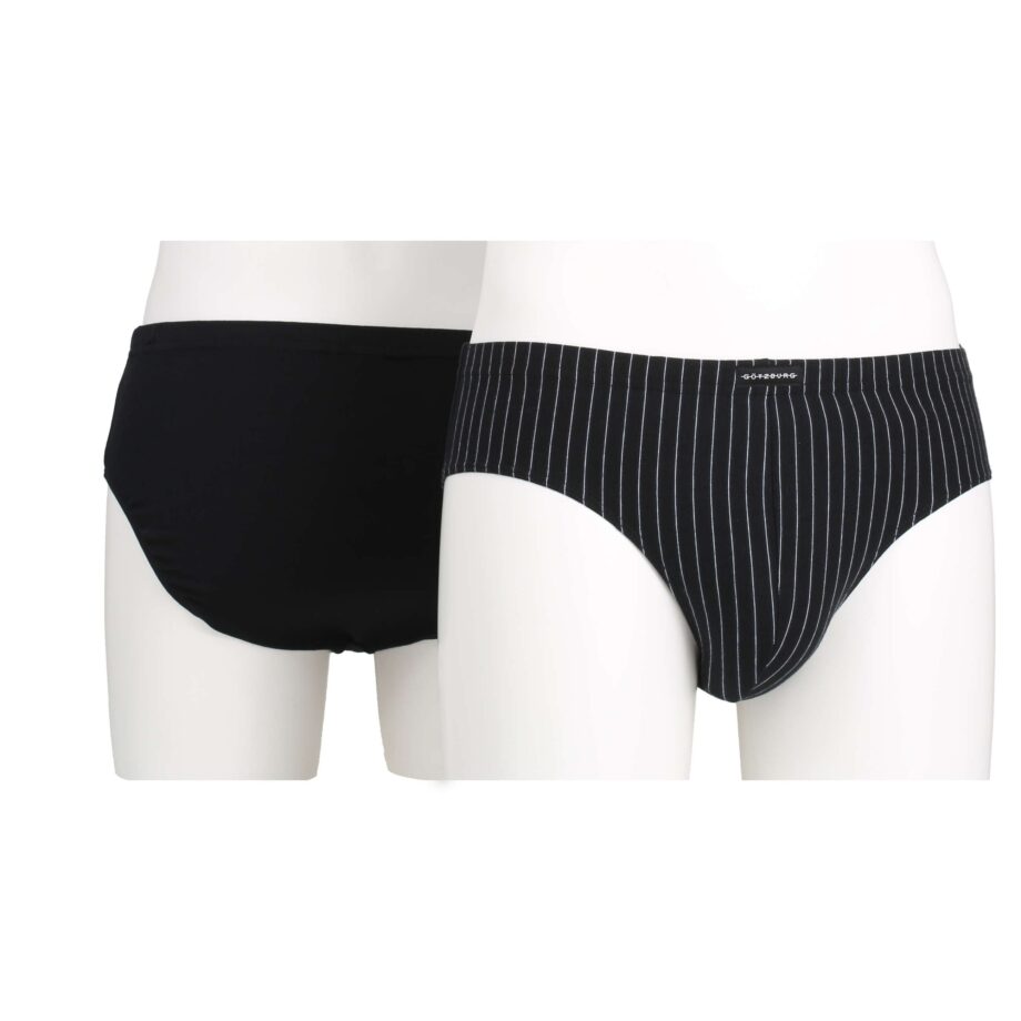 GÖTZBURG  - Herren Sport-Slip längsgestreift 2er Pack