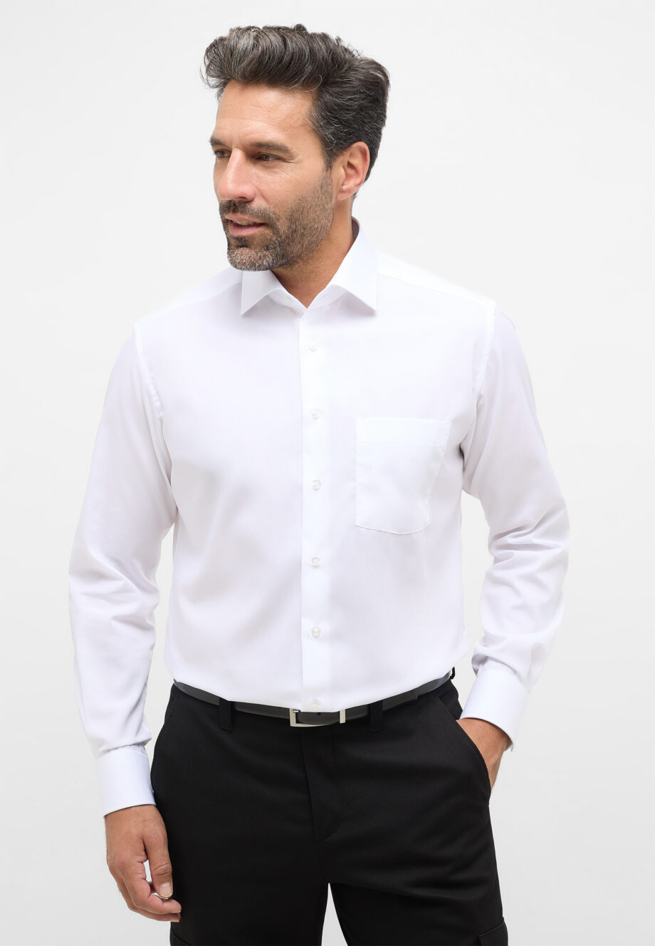 Eterna - Original Shirt Popeline Langarm