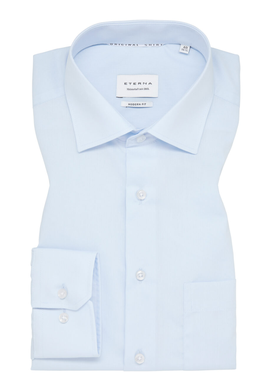 Eterna - Original Shirt Popeline Langarm