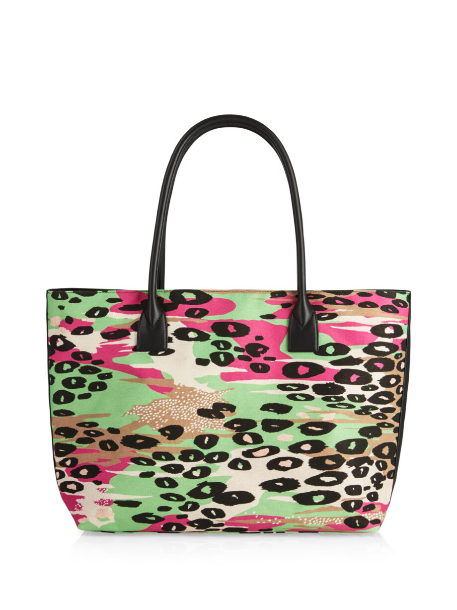 Marc Cain - Shopper Bag im farbigen Leo-Print