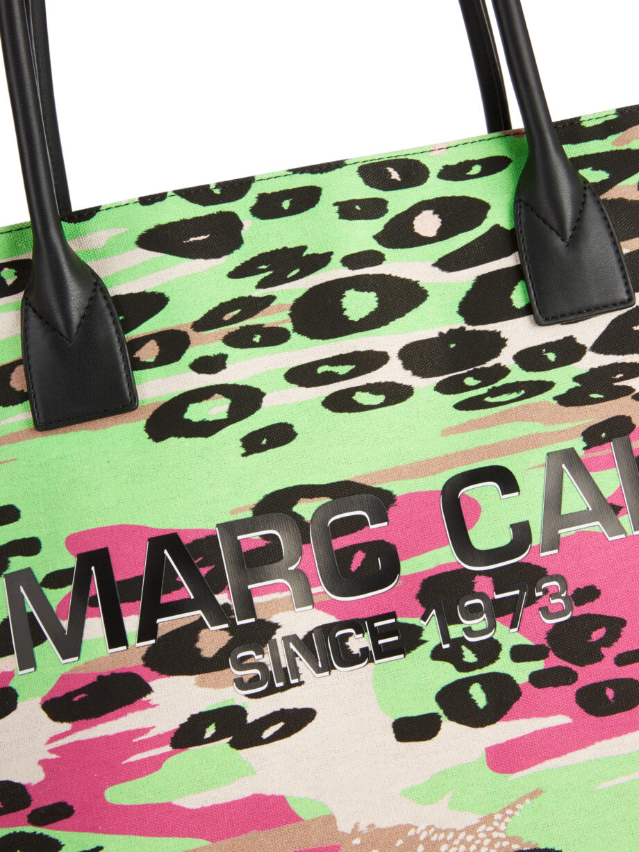 Marc Cain - Shopper Bag im farbigen Leo-Print
