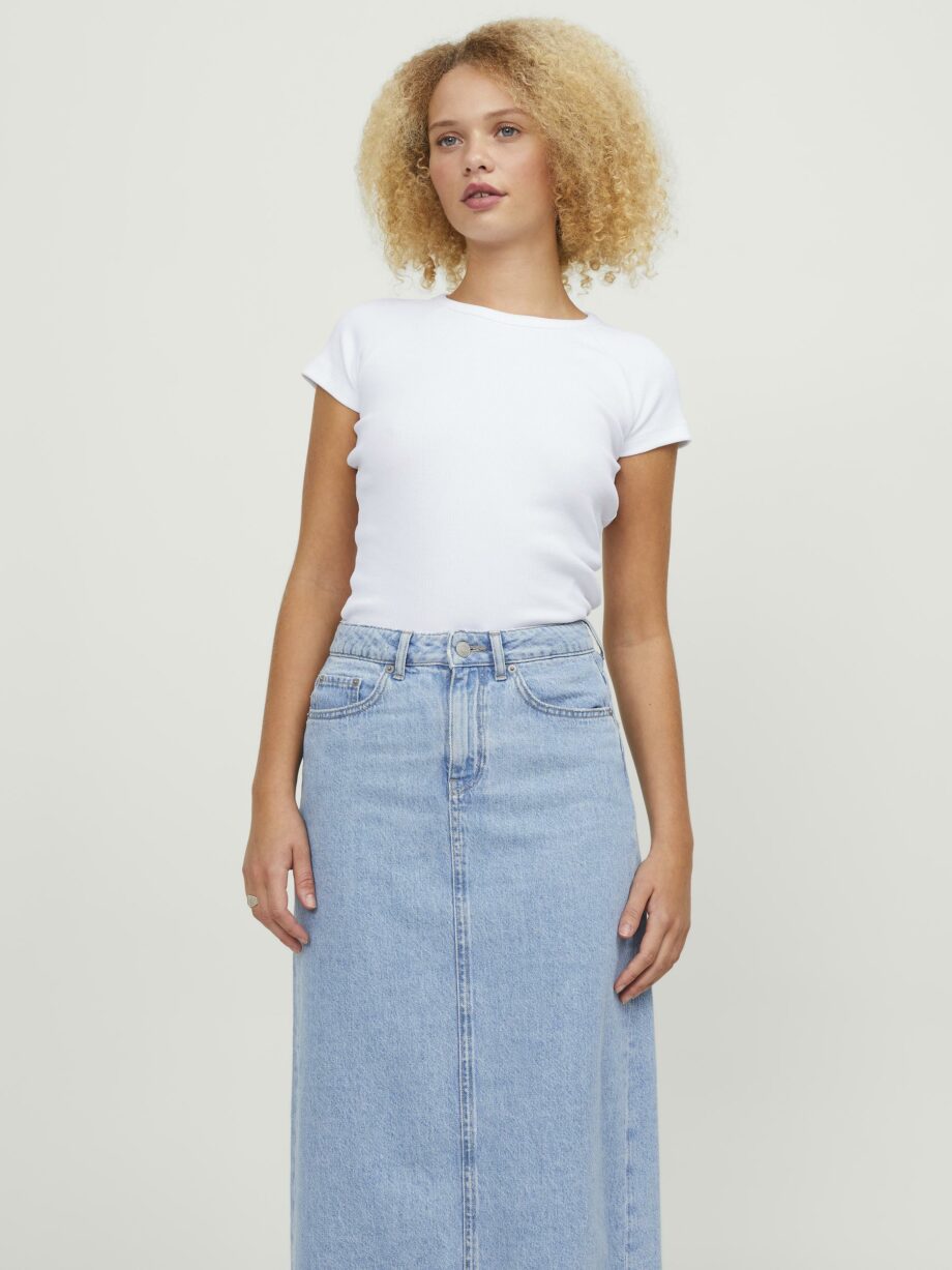 JJXX - JXFRIEND STR SS RIB TEE JRS SN