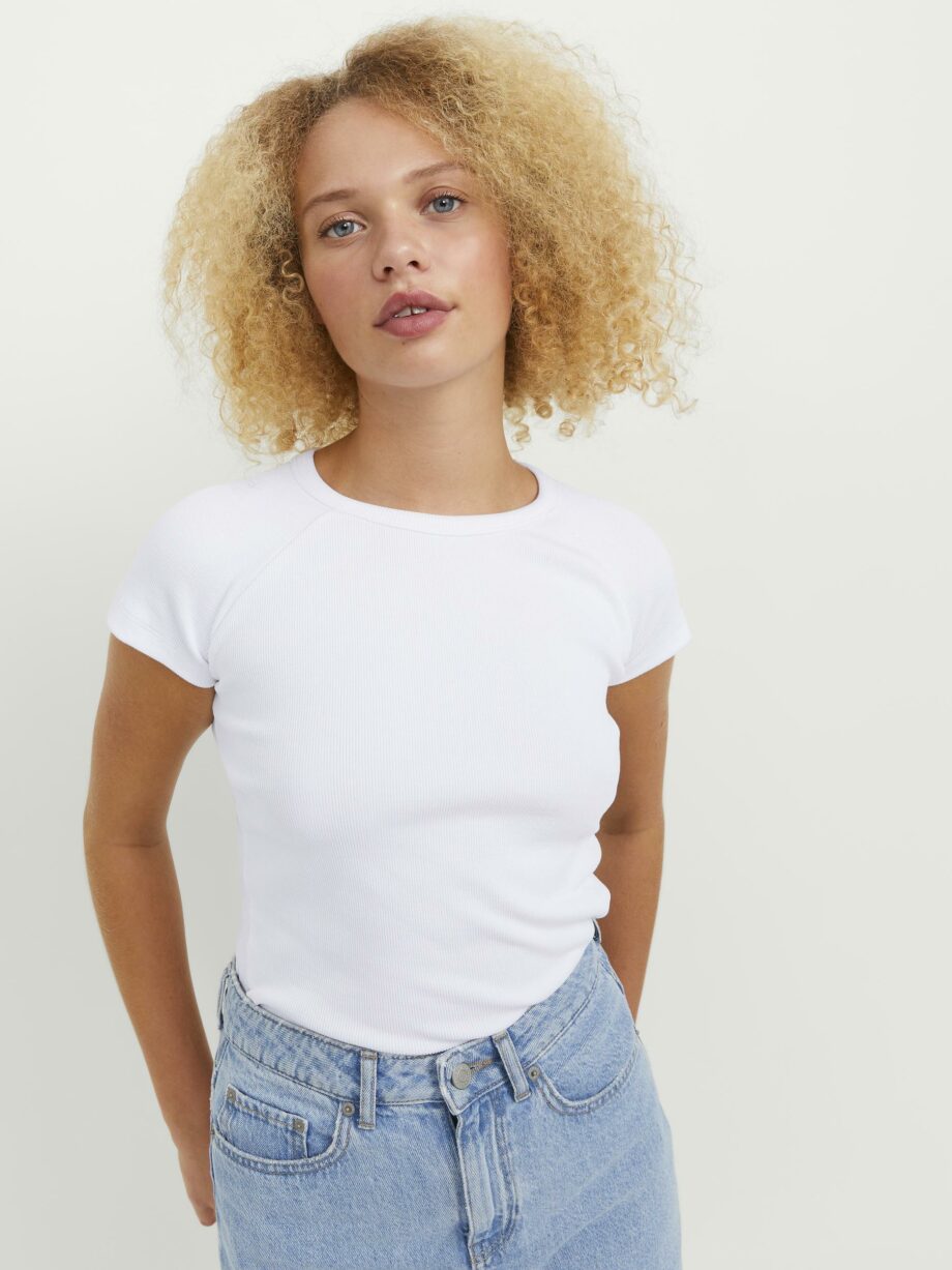 JJXX - JXFRIEND STR SS RIB TEE JRS SN