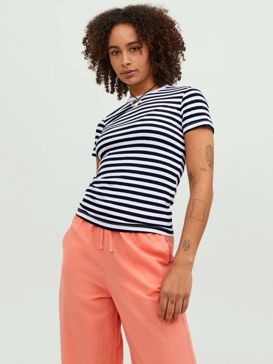 JJXX - JXGIGI STR SS STRIPE TEE JRS SN