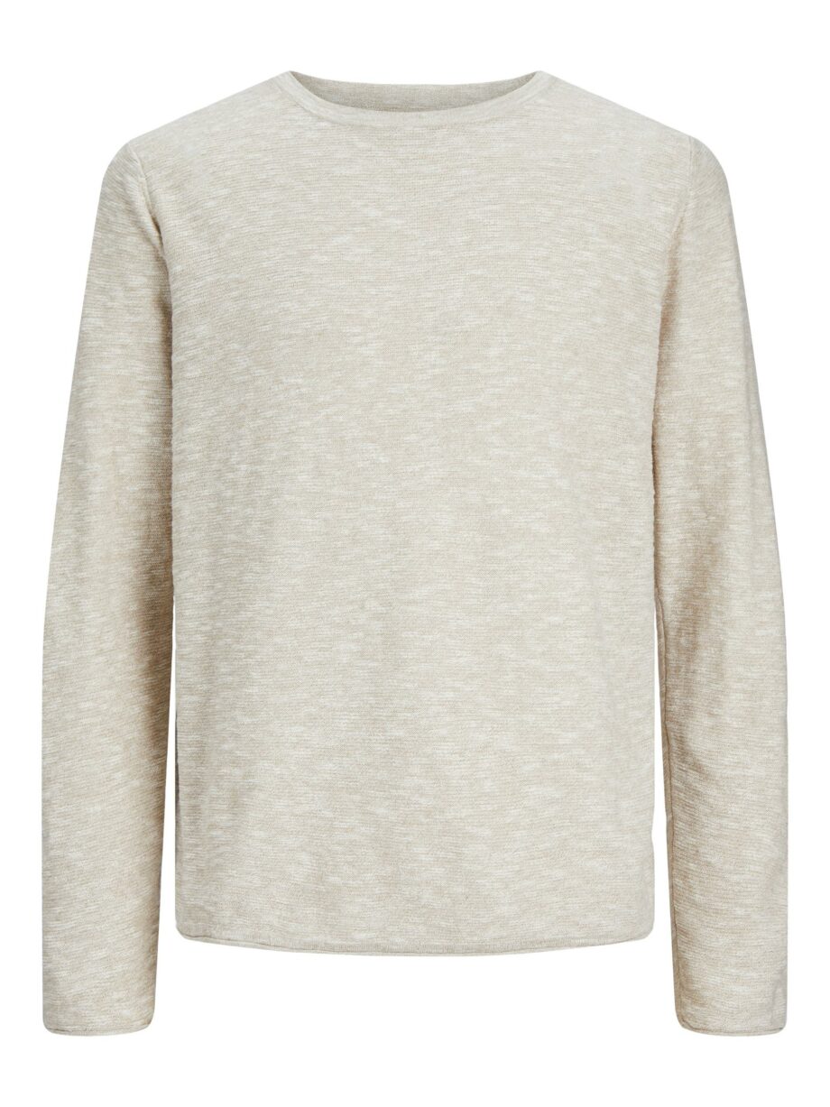 Jack & Jones - JJELINEN KNIT CREW NECK SN