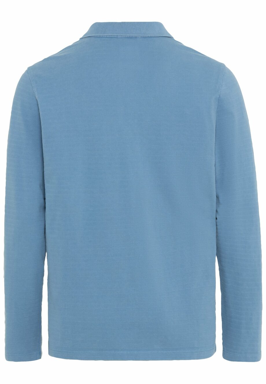 Camel - Langarm-Poloshirt aus reiner Baumwolle