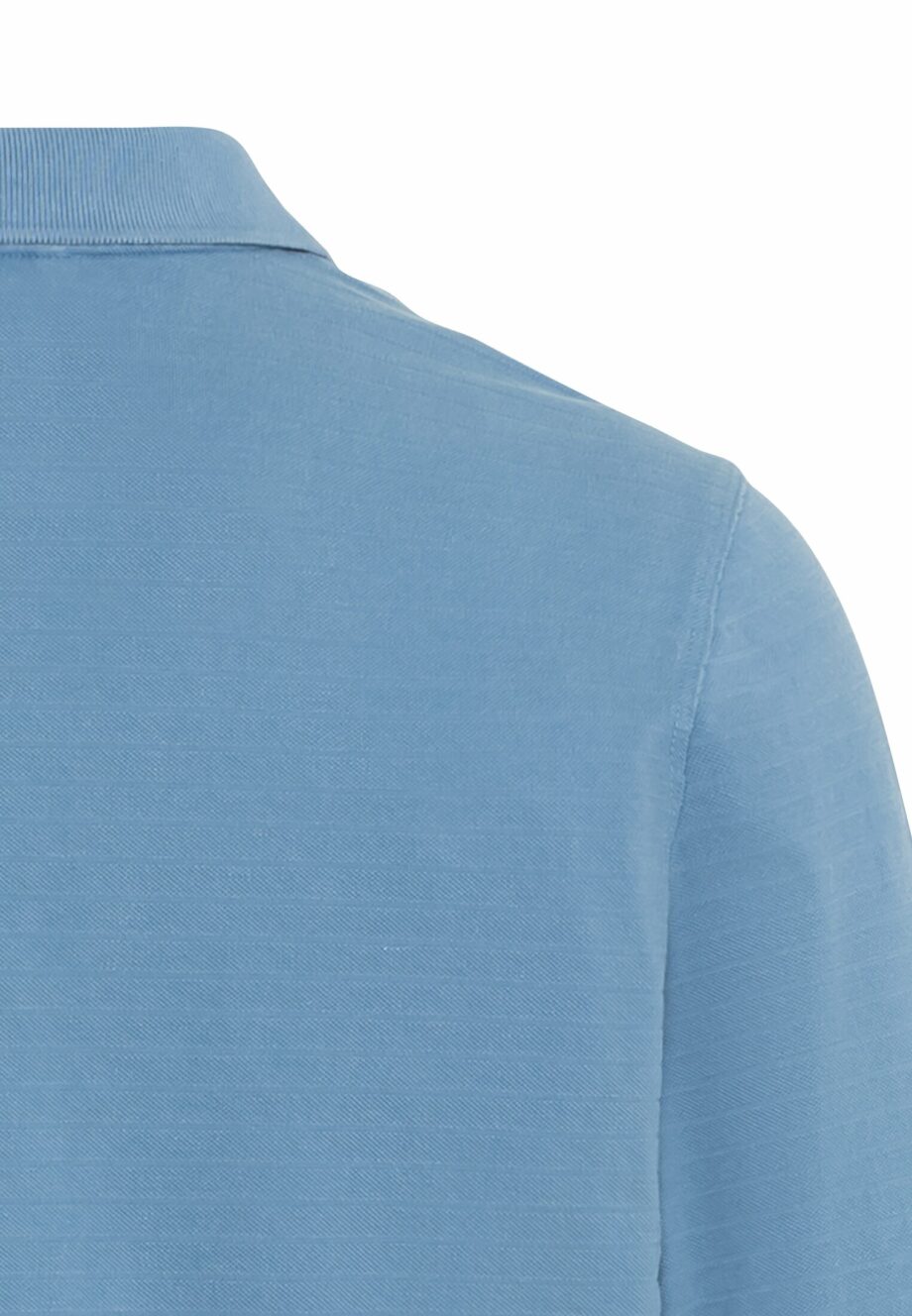 Camel - Langarm-Poloshirt aus reiner Baumwolle