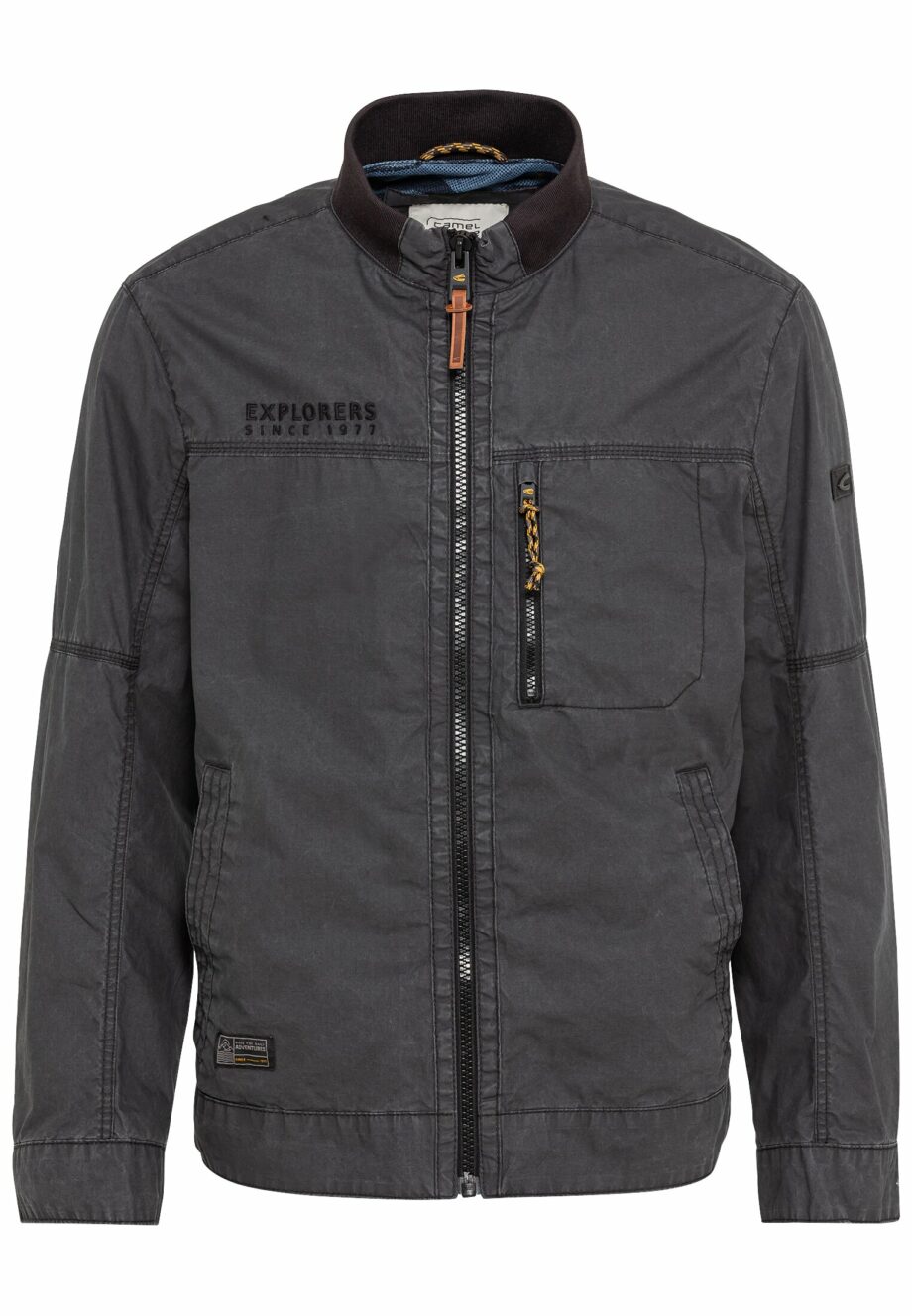 Camel - Leichter Blouson aus Baumwolle im Washed Look