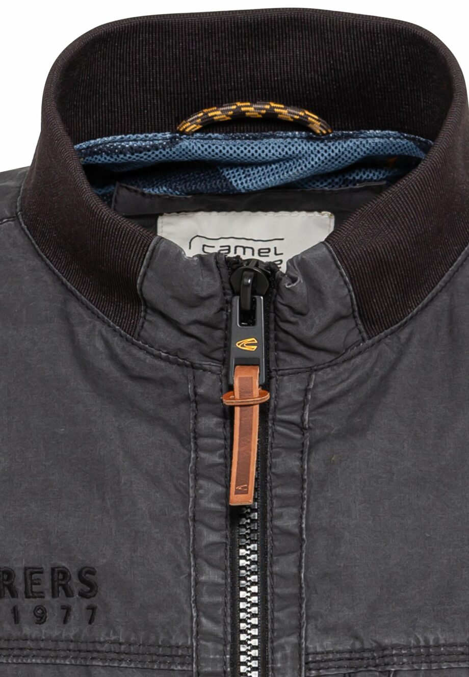 Camel - Leichter Blouson aus Baumwolle im Washed Look