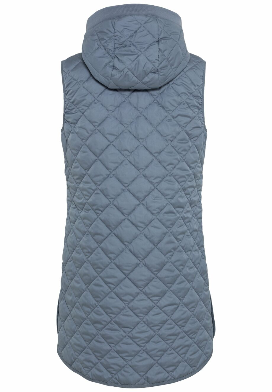 Camel - Lange Steppweste aus recyceltem Polyester