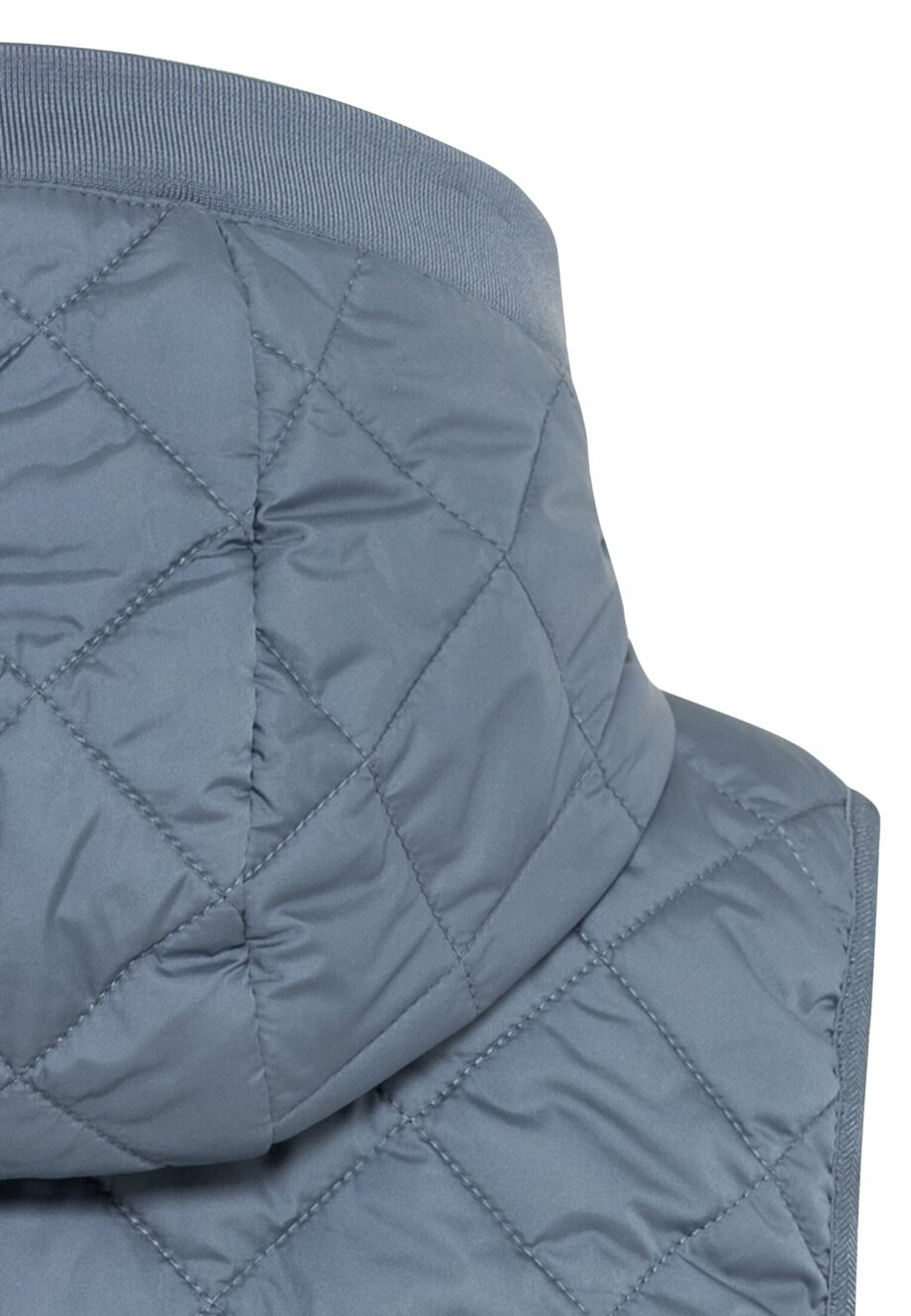 Camel - Lange Steppweste aus recyceltem Polyester