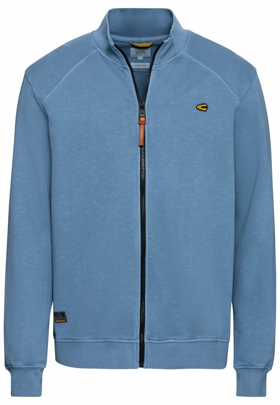 Camel - Sweatjacke mit Stehkragen