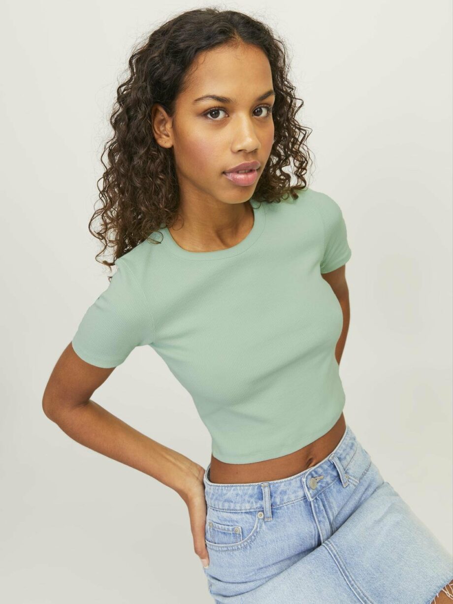 JJXX - JXFLORIE STR SS RIB TEE JRS NOOS
