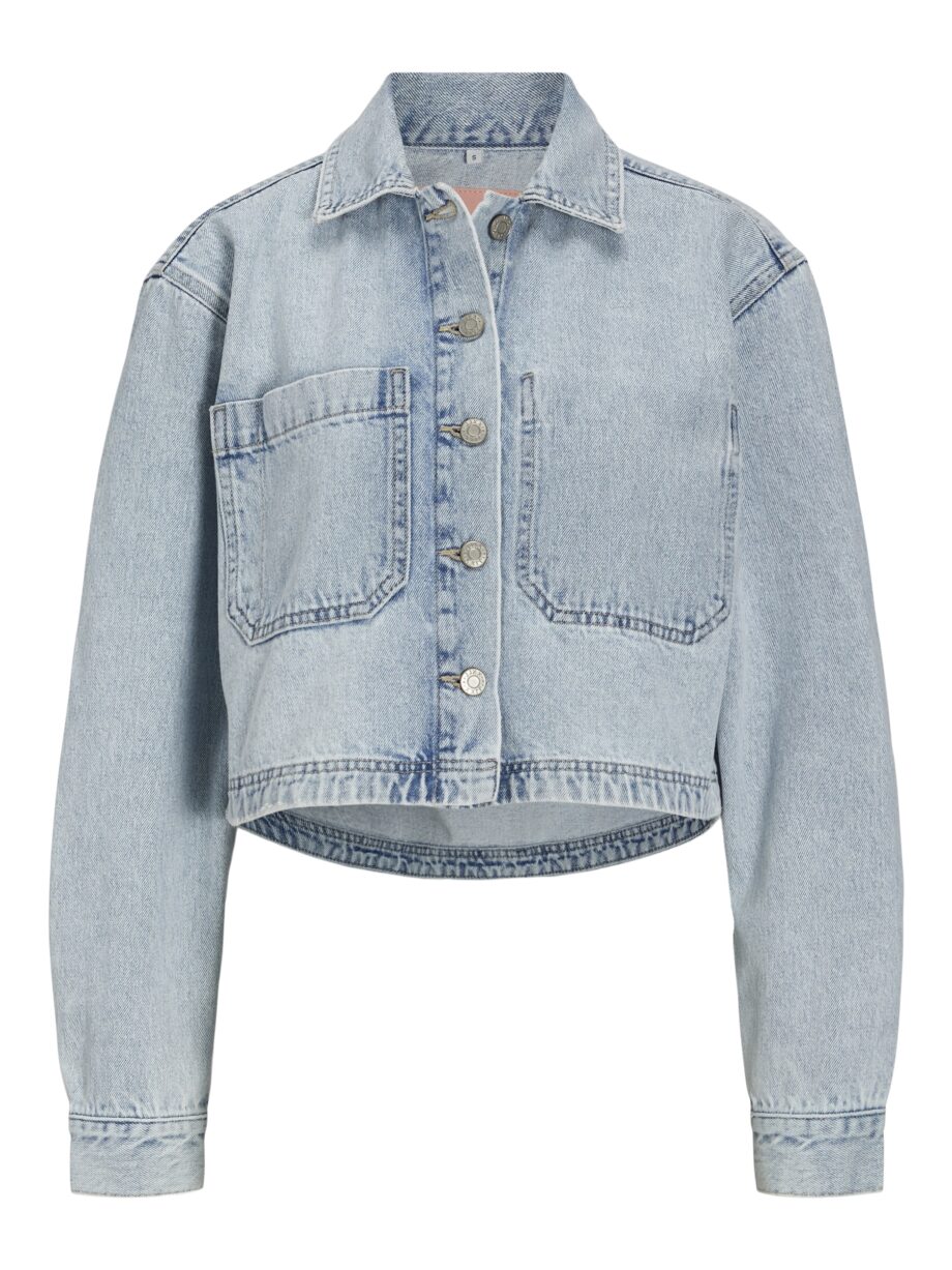 JJXX- JXAYLA CROPPED DENIM OVERSHIRT DNM